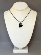 Load image into Gallery viewer, Christine Necklace - Jet Heart