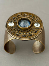 Load image into Gallery viewer, Victoria Cuff - Blue and Clear