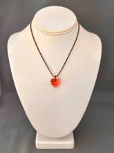 Load image into Gallery viewer, Tini Necklace - Salmon Pink Heart
