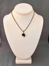 Load image into Gallery viewer, Tini Necklace - Metallic Blue Skull