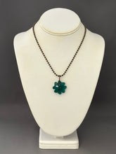 Load image into Gallery viewer, Christine Necklace - Emerald Clover