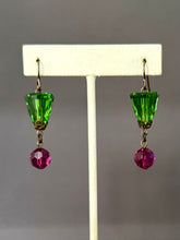 Load image into Gallery viewer, Stephanie the Basic - Green and Fuchsia