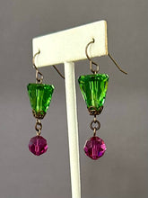 Load image into Gallery viewer, Stephanie the Basic - Green and Fuchsia