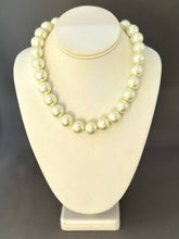 Load image into Gallery viewer, Colleen Necklace - Cream with Oval Clasp