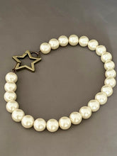 Load image into Gallery viewer, Colleen Necklace - Cream with Star Clasp