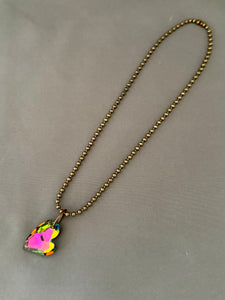 Christine Necklace - Vitrail Heart