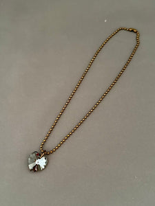 Tini Necklace - Gray Heart