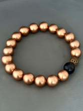 Load image into Gallery viewer, Edna Necklace - Copper and Black
