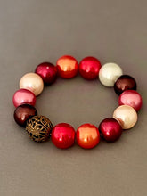 Load image into Gallery viewer, Mary Bracelet - Medium Mixed Reds
