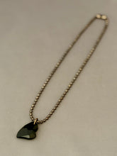 Load image into Gallery viewer, Christine Necklace - Jet Heart
