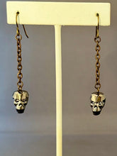 Load image into Gallery viewer, Morticia Earrings - Silver Night
