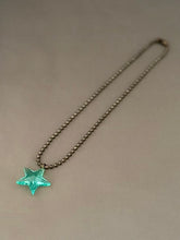Load image into Gallery viewer, Christine Necklace - Aquamarine Star
