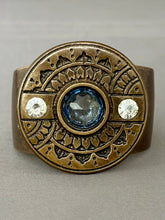 Load image into Gallery viewer, Victoria Cuff - Blue and Clear
