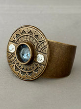 Load image into Gallery viewer, Victoria Cuff - Blue and Clear
