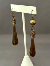 Load image into Gallery viewer, Edie Earrings - Olive Version 1
