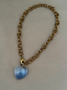 Katherine Necklace - Sapphire Blue