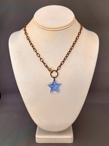 Danielle Necklace - Sapphire Blue