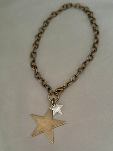 Josie Necklace with Clear Star