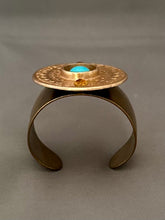 Load image into Gallery viewer, Victoria Cuff - Turquoise and Amber
