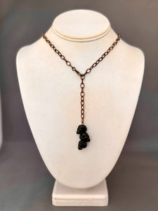 Morticia Necklace - Jet Black