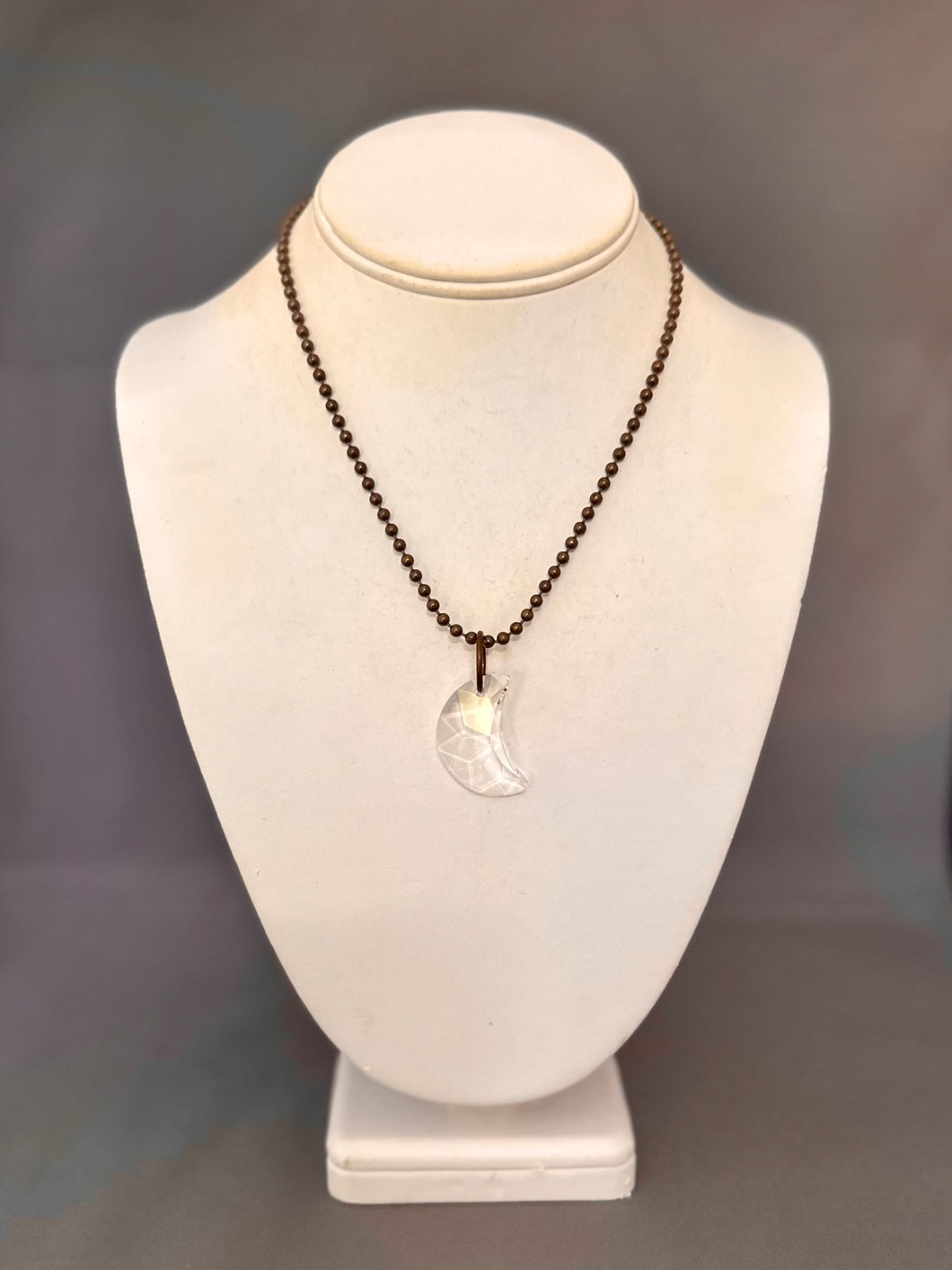 Christine Necklace - Clear Moon