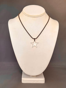 Christine Necklace - Clear Star