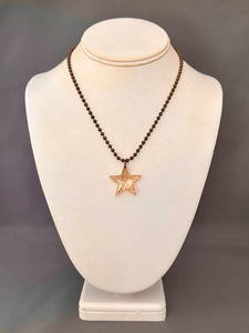 Christine Necklace - Golden Shadow Star