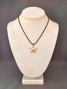 Christine Necklace - Golden Shadow Star