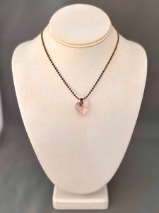 Tini Necklace - Light Amethyst Heart