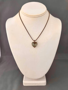 Tini Necklace - Bronze Heart