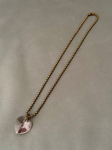 Tini Necklace - Light Amethyst Heart