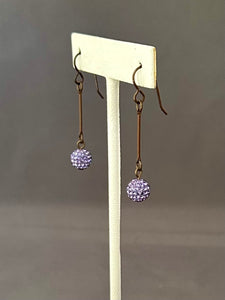 Emme Earrings - Purple