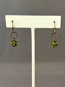 Nellie Earrings - Olive