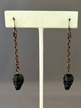 Load image into Gallery viewer, Morticia Earrings - Jet
