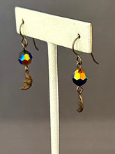 Load image into Gallery viewer, Lou Earrings - Black AB
