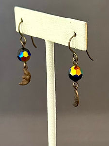 Lou Earrings - Black AB