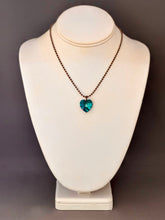 Load image into Gallery viewer, Tini Necklace - Bermuda Blue Heart
