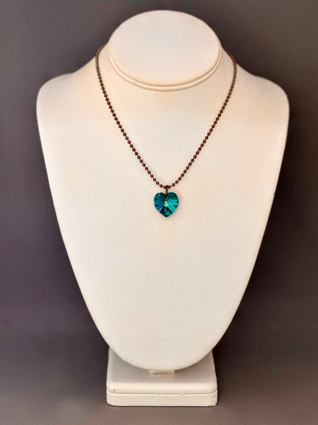 Tini Necklace - Bermuda Blue Heart