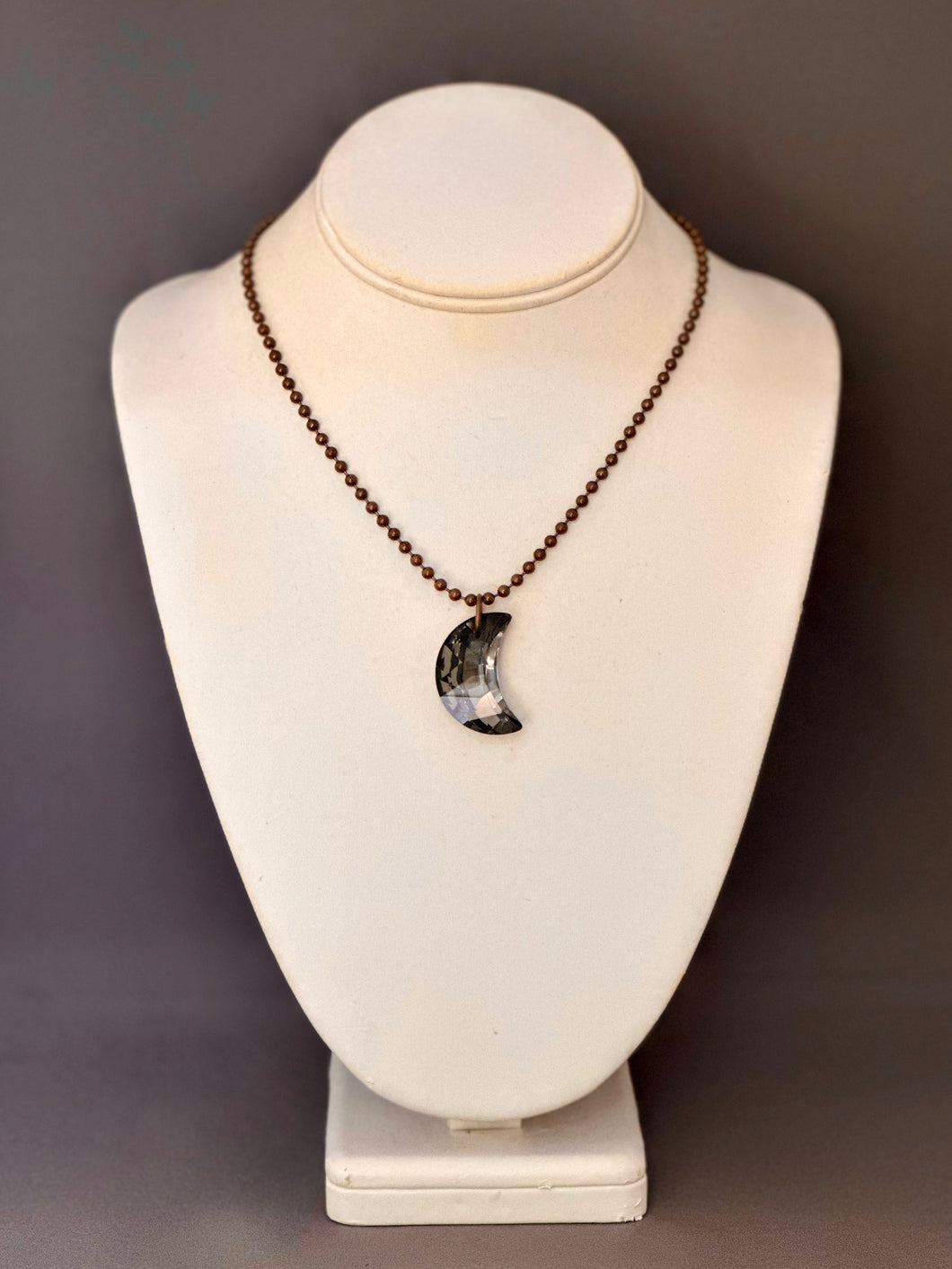 Christine Necklace - Silver Night Moon