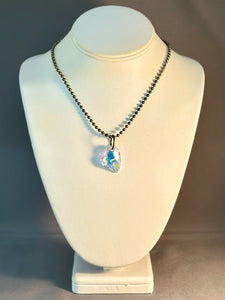 Christine Necklace - Aurore Boreale Heart