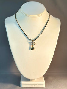 Christine Necklace - Bronze Key