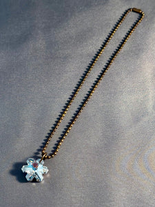 Tini Necklace - Crystal Comet Snowflake