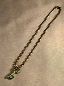 Christine Necklace - Bronze Key