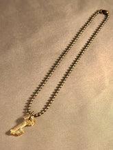 Load image into Gallery viewer, Christine Necklace - Golden Shadow Key
