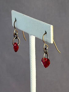 Gretchen Earrings - Scarlet