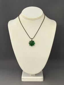 Tini Necklace - Green Clover