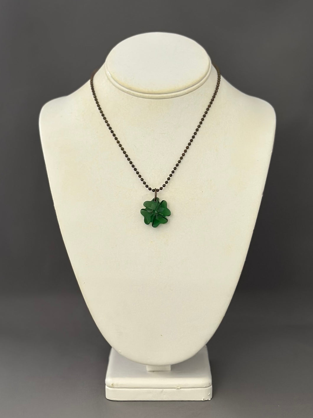 Tini Necklace - Green Clover