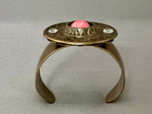 Victoria Cuff - Marbled Pink and Clear