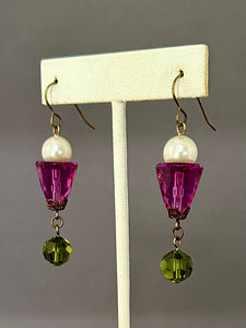 Stephanie the OG - Fuchsia and Green