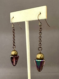 Stephanie the Drop - Rose and Bronze